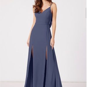 AZAZIE Candice Bridesmaid Dress in STORMY (Size 4) / EUC - Only worn ONCE! ✨
